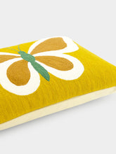 Lindell & Co Yellow Butterfly Cushion