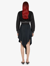 Givenchy Black Cropped Varsity Jacket