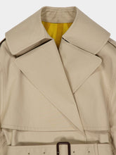 Givenchy Beige Cocoon Short Cotton Trench