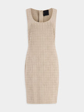 Givenchy Sleeveless Mini Dress With Embossed Pattern