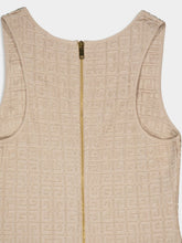 Givenchy Sleeveless Mini Dress With Embossed Pattern
