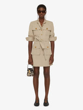 Givenchy Taupe Safari Poplin Dress