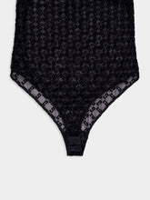 Givenchy Black Draped Jersey and Monogram Tulle Mini Dress