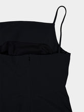 Givenchy Black Sliced Crepe Cady Mini Dress