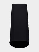 Givenchy Black Punto Milano Skirt with Buttons