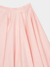 Givenchy Silk Pink Long Circular Skirt in Poplin