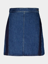 Givenchy Medium Blue Cocoon Denim Mini Skirt