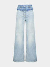 Givenchy Oversized Jeans In Mixed Denim