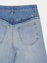 Givenchy Oversized Jeans In Mixed Denim