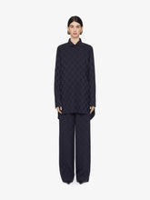 Givenchy Navy 4G Liquid Jacquard Pants