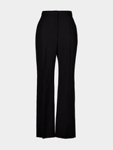 Givenchy Black Classic Wool Cigarette Trousers