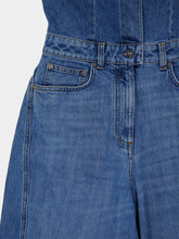 Givenchy Medium Blue Wide Denim Jumpsuit