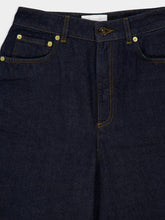 Givenchy Dark Blue Raw Denim Cocoon Jeans