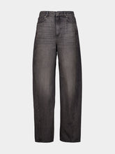 Givenchy Dark Grey Washed Five-Pocket Jeans