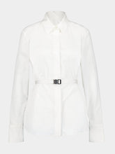 Givenchy White Shirt With Buckle Belt