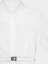 Givenchy White Shirt With Buckle Belt