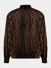 Givenchy Leopard Print Silk Blouse