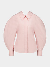 Givenchy Silk Pink Slashed Shirt in Poplin