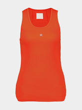 Givenchy Orange Tank Top Slim Fit 4G Liquid on Rib Cotton