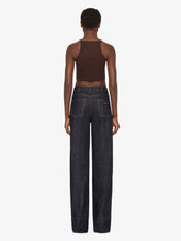Givenchy Russet Brown Ribbed Crop Top