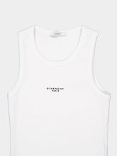 Givenchy White Slim Fit Tank Top