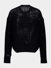Givenchy Black 4G Sweater in Wool and Cashmere