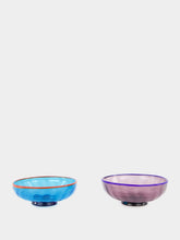 La DoubleJ Set of 2 Luxury Glass Nut Bowls