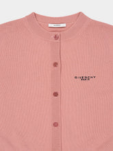 Givenchy Light Pink Wool and Cashmere Cropped Cardigan
