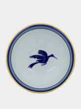 La DoubleJ Wildbird Blue in Porcelain Snack Bowl Set of 2