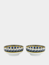 La DoubleJ Napoli Porcelain Snack Bowl Set of 2