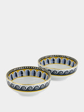 La DoubleJ Napoli Porcelain Snack Bowl Set of 2