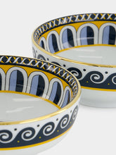 La DoubleJ Napoli Porcelain Snack Bowl Set of 2