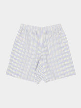 Marni Light Blue Striped Poplin Bermuda Shorts