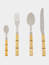 Capdeco Set of 24 Byblos Bamboo Cutlery