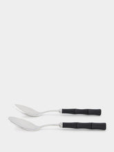 Capdeco Byblos Bamboo Black Salad Serving Set
