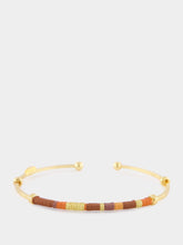 Gas Bijoux Brown and Rust Zanzibar Thread Bracelet