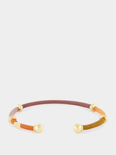 Gas Bijoux Brown and Rust Zanzifull Thread Bracelet