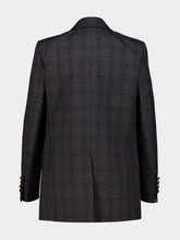 Blazé Milano Bravado Grey Checked Virgin Wool Blazer