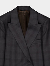 Blazé Milano Bravado Grey Checked Virgin Wool Blazer