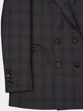 Blazé Milano Bravado Grey Checked Virgin Wool Blazer