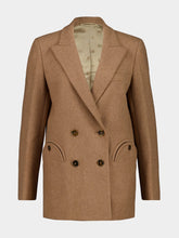 Blazé Milano Cholita Brown Everyday Wool Blazer