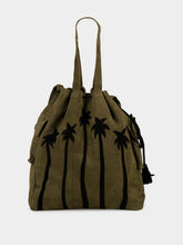 Baziszt Khaki Green Suede Palmor Bag