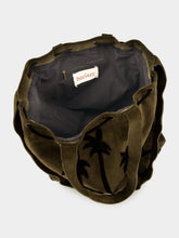 Baziszt Khaki Green Suede Palmor Bag