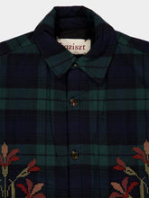 Baziszt Green Blue Masin Cotton Jacket