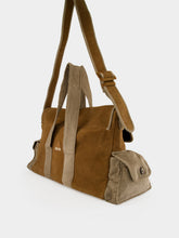 Baziszt Brown Maber Suede Tote Bag