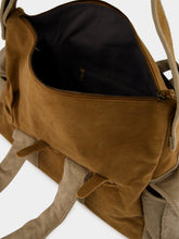 Baziszt Brown Maber Suede Tote Bag