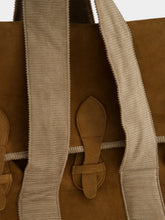 Baziszt Brown Maber Suede Tote Bag