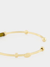 Gas Bijoux Khaki Zizanie Gold-Plated Cuff Bracelet