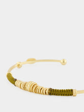 Gas Bijoux Khaki Zizanie Gold-Plated Cuff Bracelet