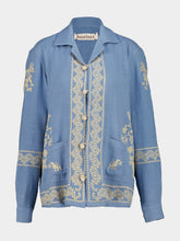 Baziszt Light Blue Tulum Cotton Shirt